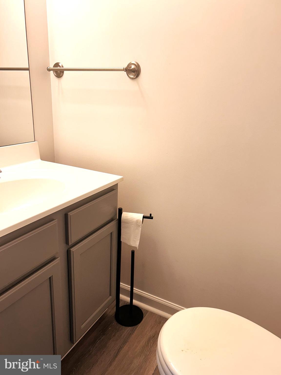 426 Ridgefield Avenue Stephens City, VA 22655 - Photo 11 of 22 a bathroom with a toilet and a vanity
