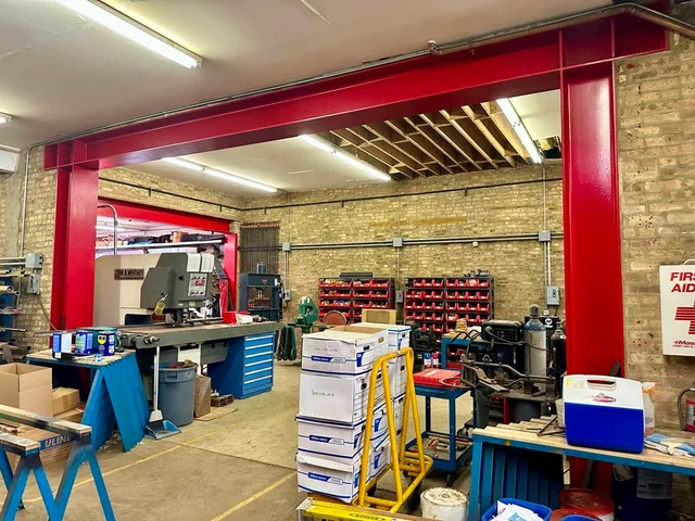 a view of storage and utility room