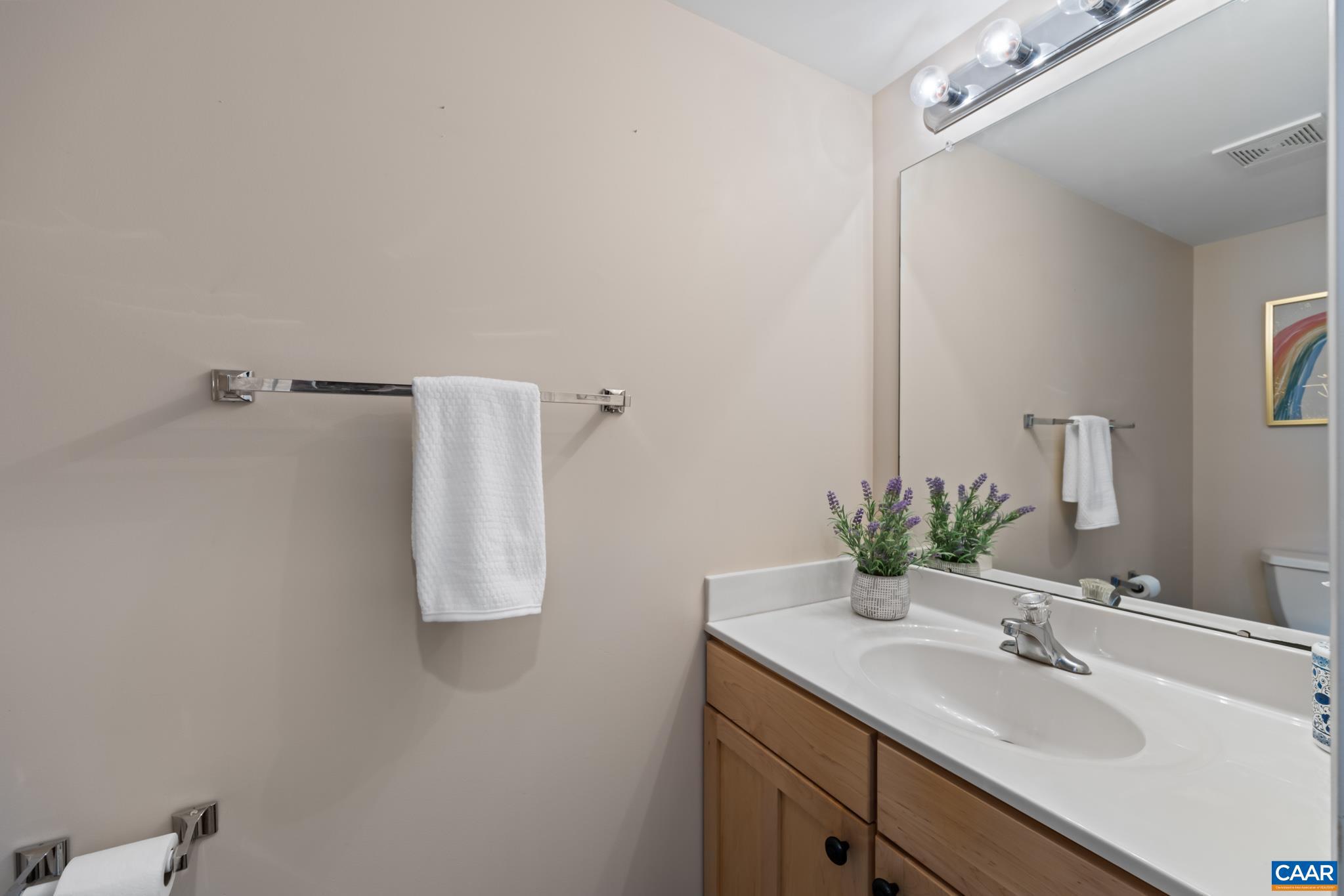 96 Red Cedar Road Barboursville, VA 22923 - Photo 23 of 59 a bathroom with a sink and a mirror