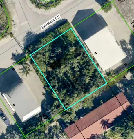 an aerial view of garden