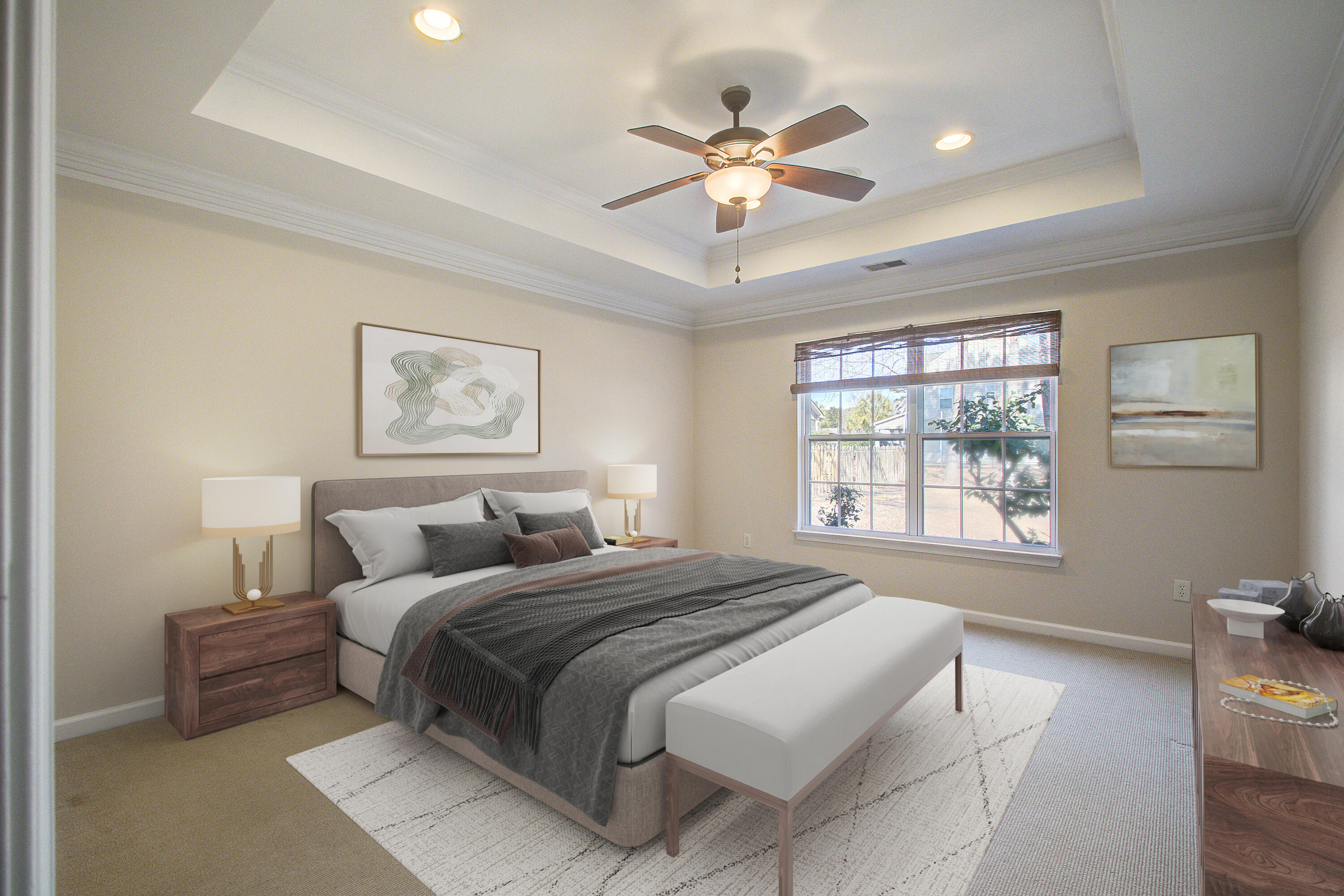 7559 Hawks Circle Hanahan, SC 29410 - Photo 13 of 33 Primary Bedroom ~ Virtually Staged