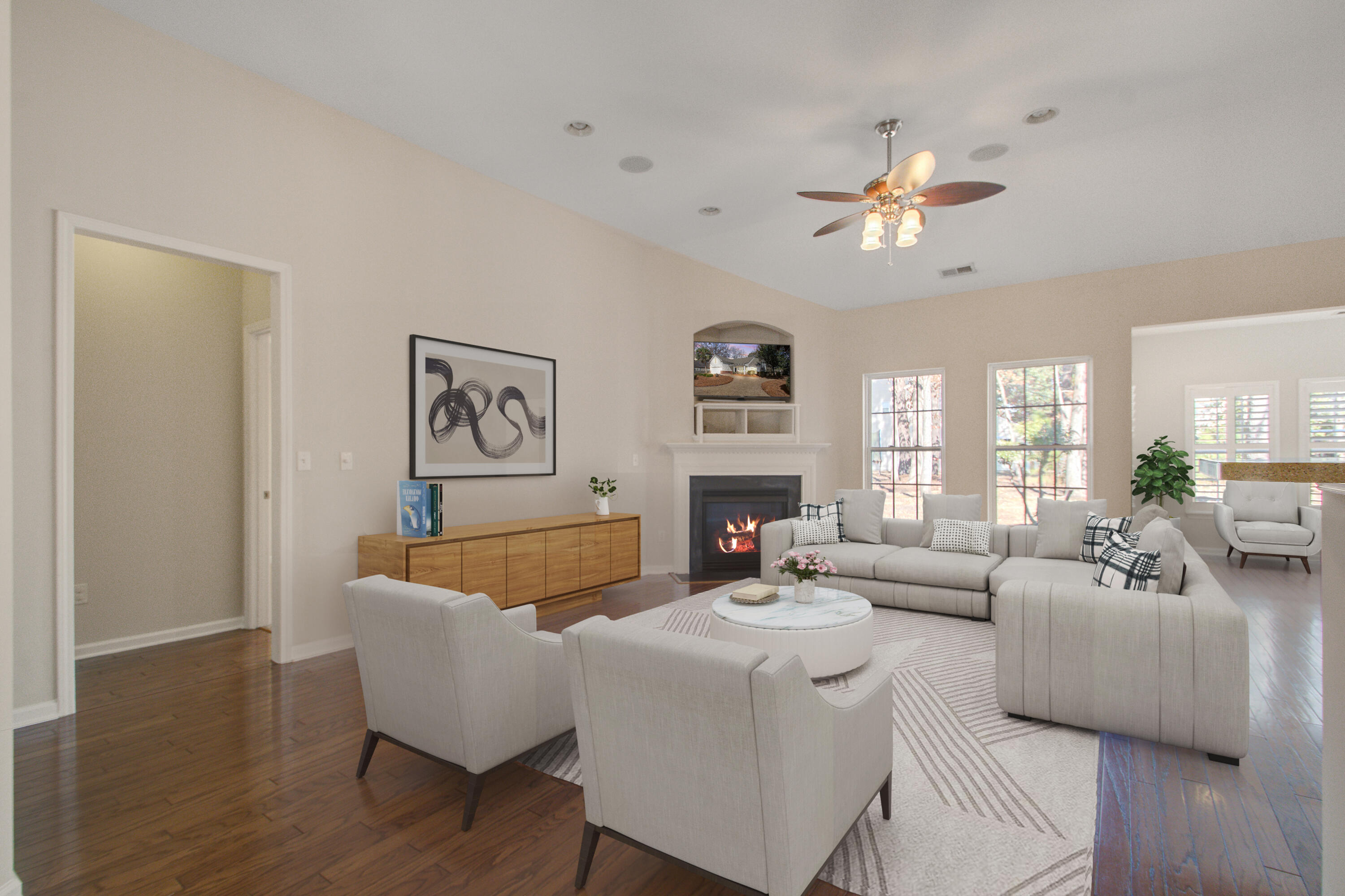 7559 Hawks Circle Hanahan, SC 29410 - Photo 4 of 33 Family Room ~ Virtually Staged