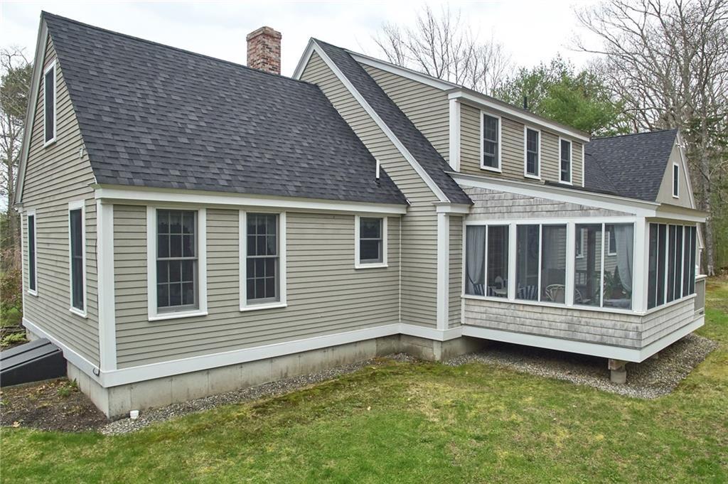 64 Walpole Meeting House Road Walpole, ME 04573 - Photo 3 of 35 Covered porch to enjoy the private...