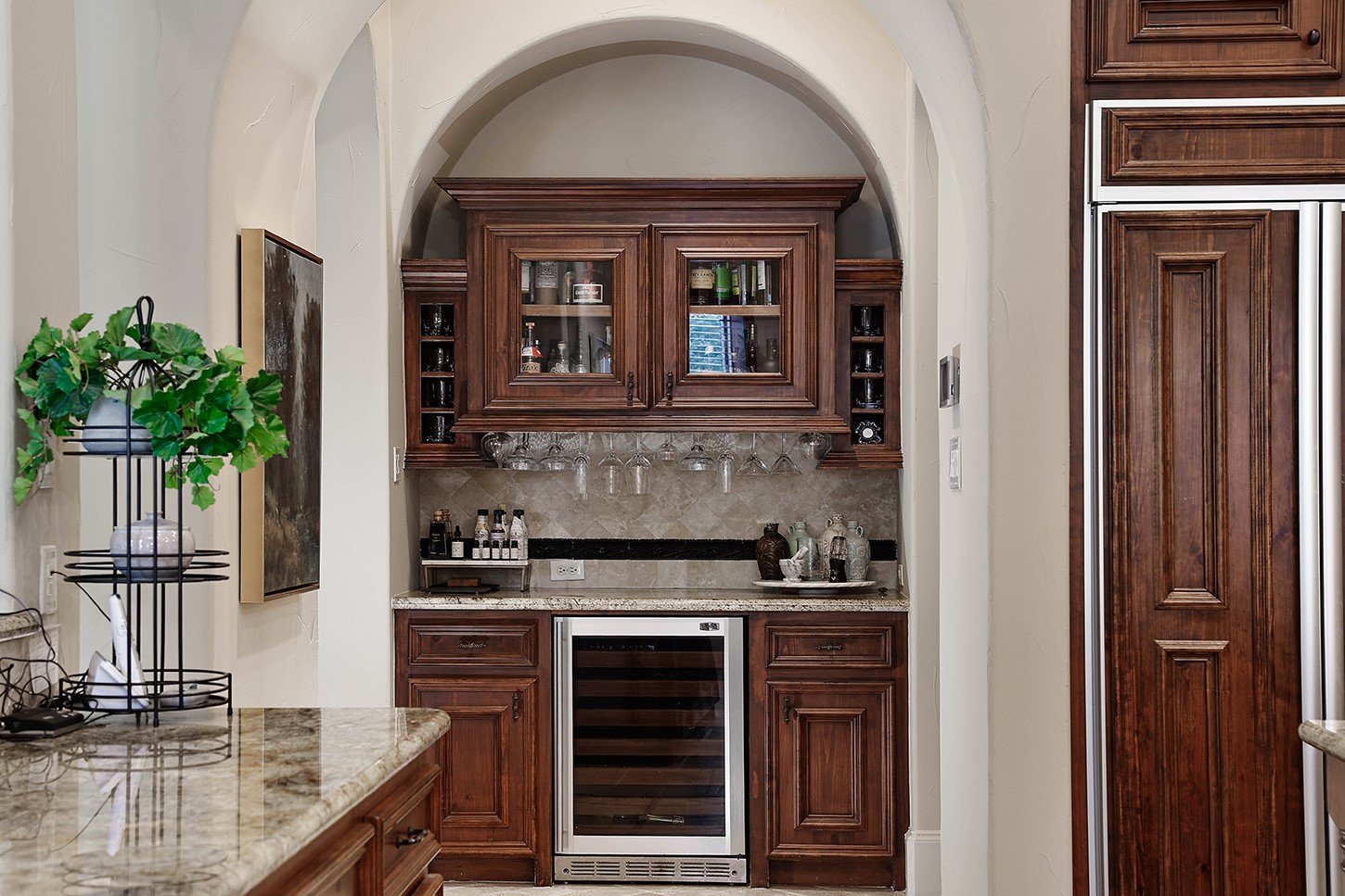 119 Angel Leaf Road The Woodlands, TX 77380 - Photo 16 of 50 a kitchen with a stove and a microwave