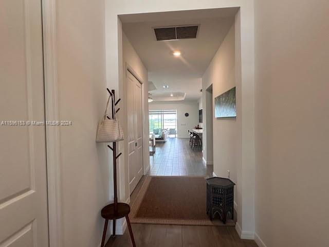 5545 Hampton Links Court, Unit 5545 Ave Maria, FL 34142 - Photo 2 of 28 a view of entryway and hall with wooden floor