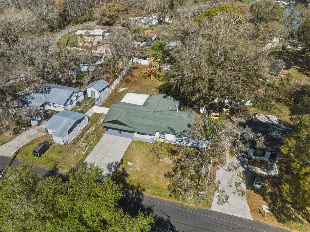 1413 May Street Lutz, FL 33548 - Photo 35 of 43 an aerial view of residential house with outdoor space