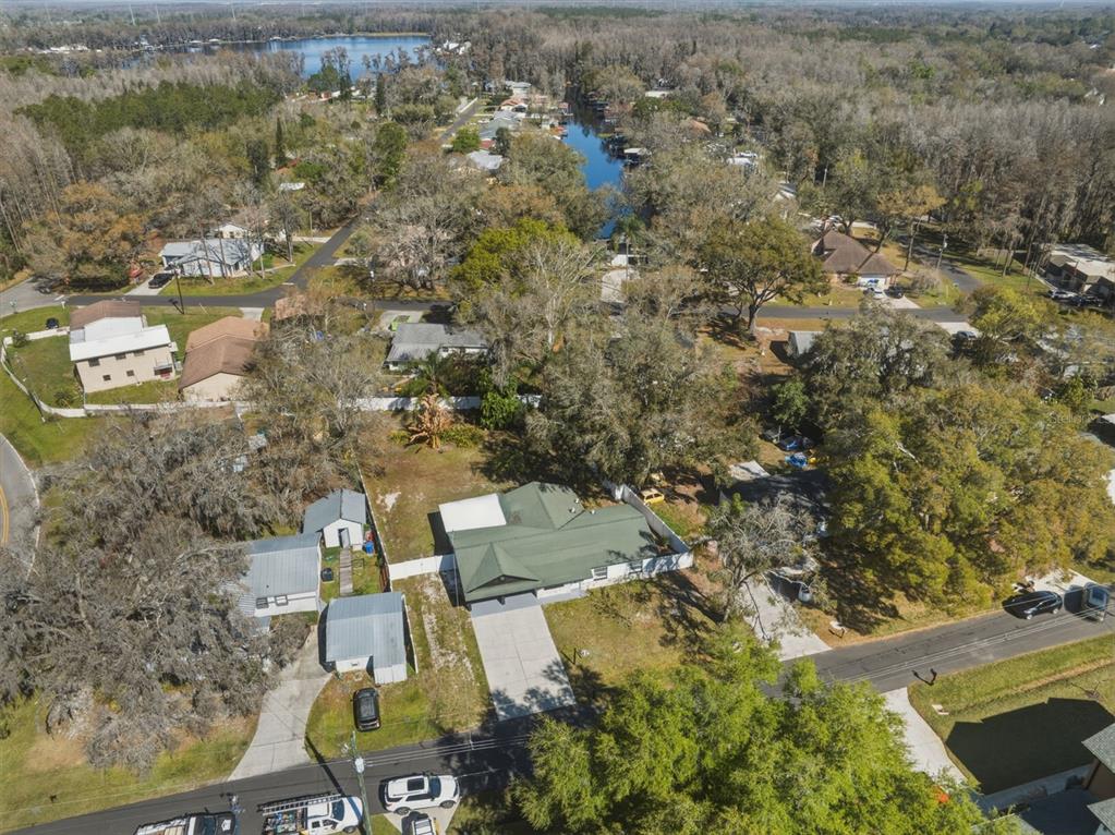 1413 May Street Lutz, FL 33548 - Photo 38 of 43 an aerial view of residential house with outdoor space
