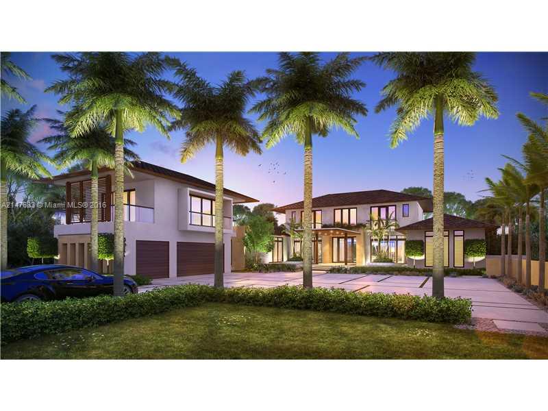 a view of a yard in front of a house