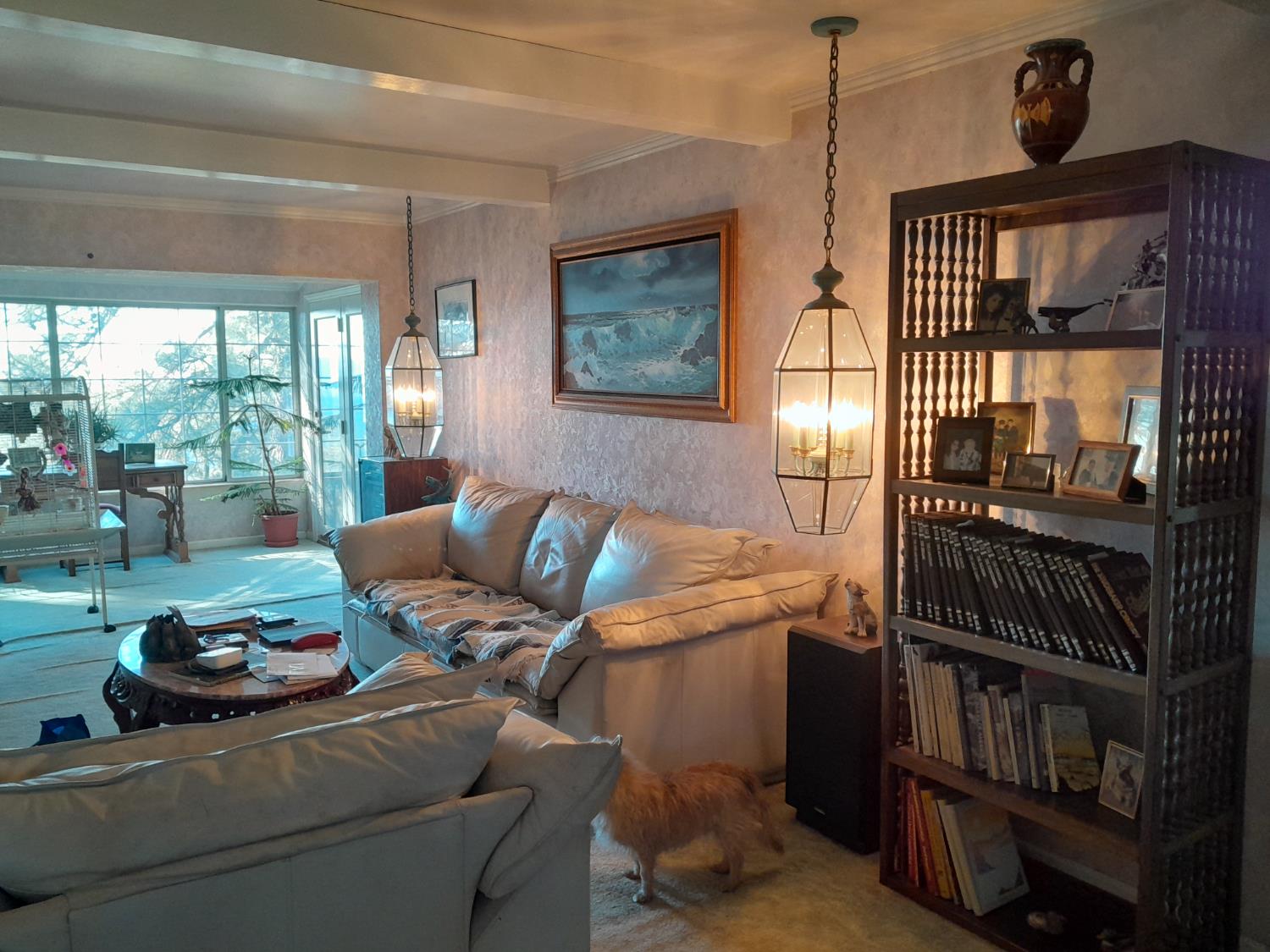 1975 Ridgecrest Way West Point, CA 95255 - Photo 14 of 71 a living room with furniture a window and a flat screen tv