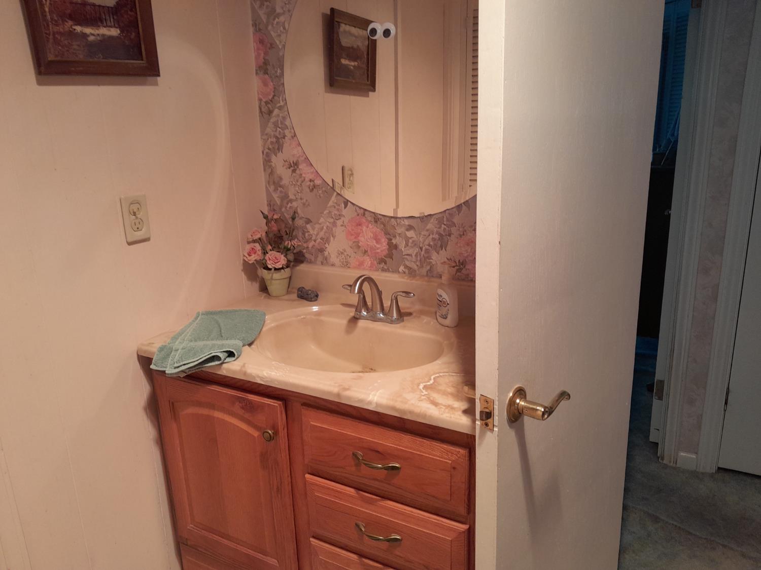 1975 Ridgecrest Way West Point, CA 95255 - Photo 21 of 71 a bathroom with a sink and mirror