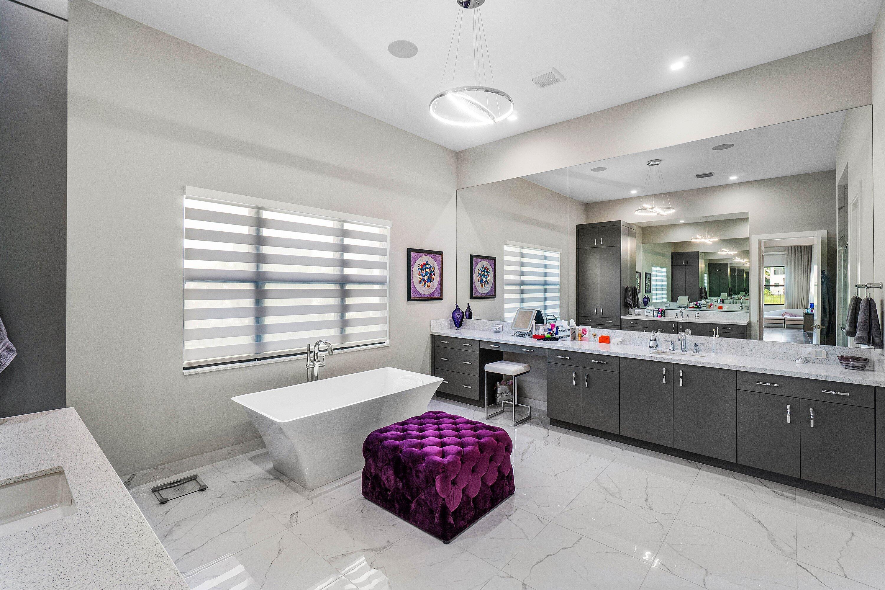 9657 Vescovato Way Boca Raton, FL 33496 - Photo 27 of 68 a large bathroom with a large tub sink and window