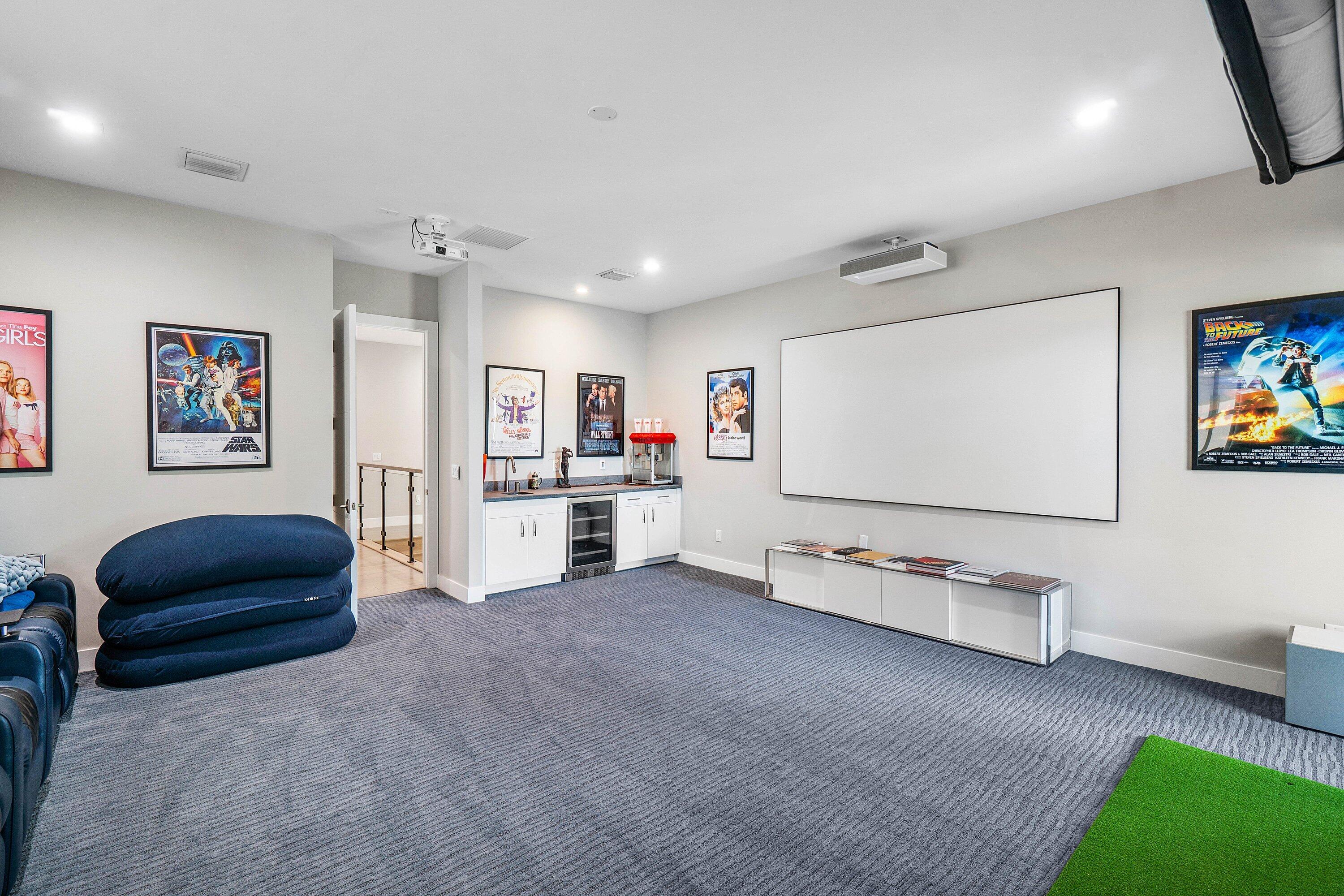 9657 Vescovato Way Boca Raton, FL 33496 - Photo 37 of 68 Custom theratre and simulated golf