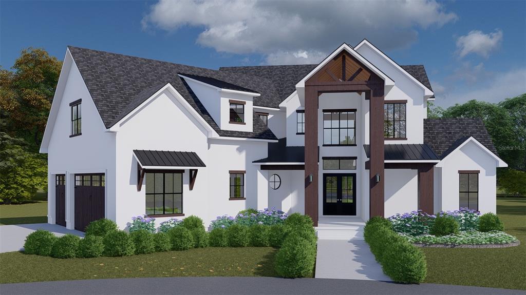 8100 Spring Forest Lane Wesley Chapel, FL 33544 - Photo 1 of 1 a front view of a house with a yard and garage