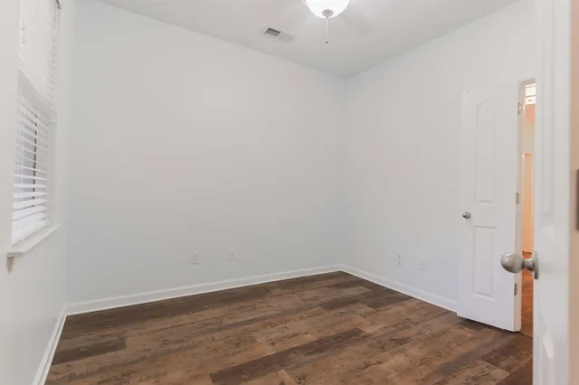 wooden floor in an empty room