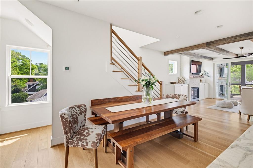 115 South Columbia Drive Decatur, GA 30030 - Photo 6 of 36 a living room with furniture and a wooden floor