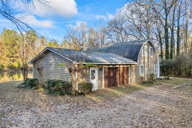 a view of front of house