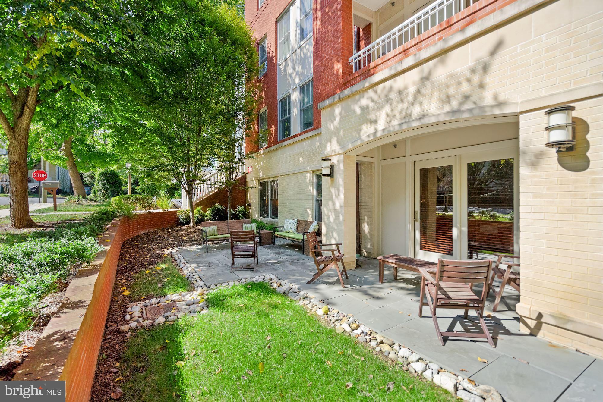 3131 9th Road North, Unit 11 Arlington, VA 22201 - Photo 23 of 39 Private Outdoor Patio & Yard Space