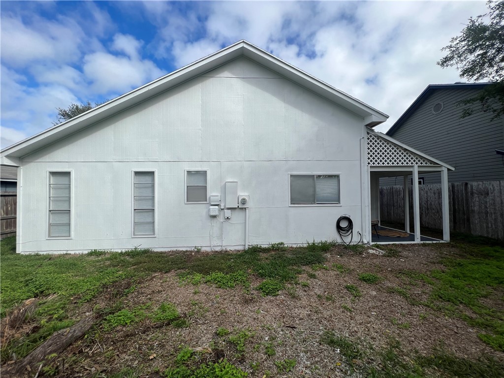Undisclosed Address Corpus Christi, TX 78418 - Photo 19 of 20 a view of a backyard of the house