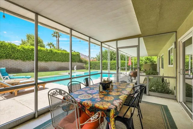 a view of a from a window