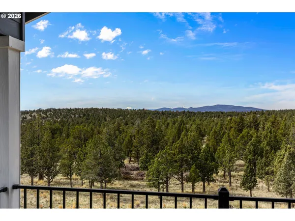 a view of mountain view from a balcony