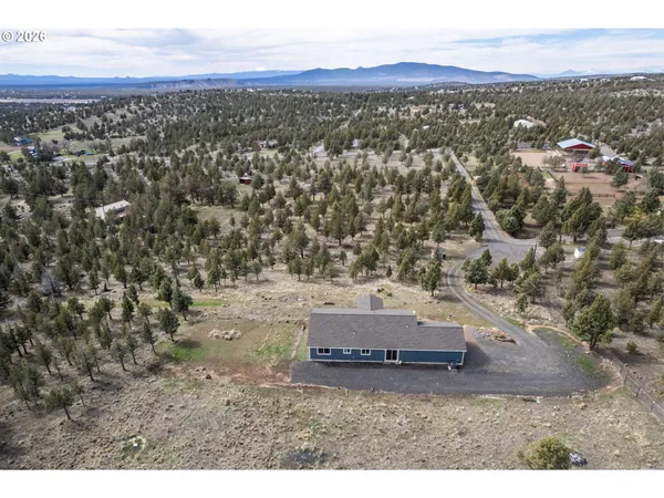 a view of city and mountain
