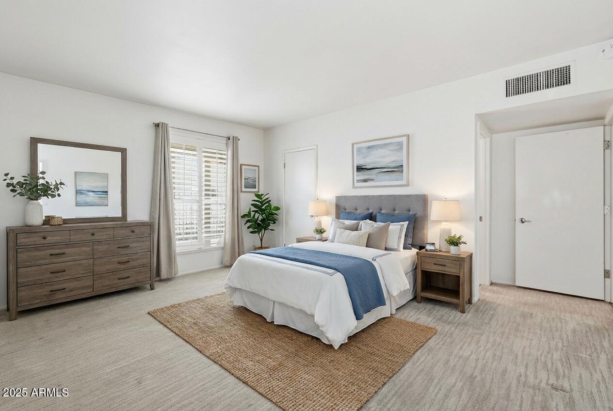 2131 East Bethany Home Road Phoenix, AZ 85016 - Photo 15 of 54 Upstairs Bedroom 2 - Virtually Staged