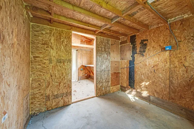 a backyard of a house