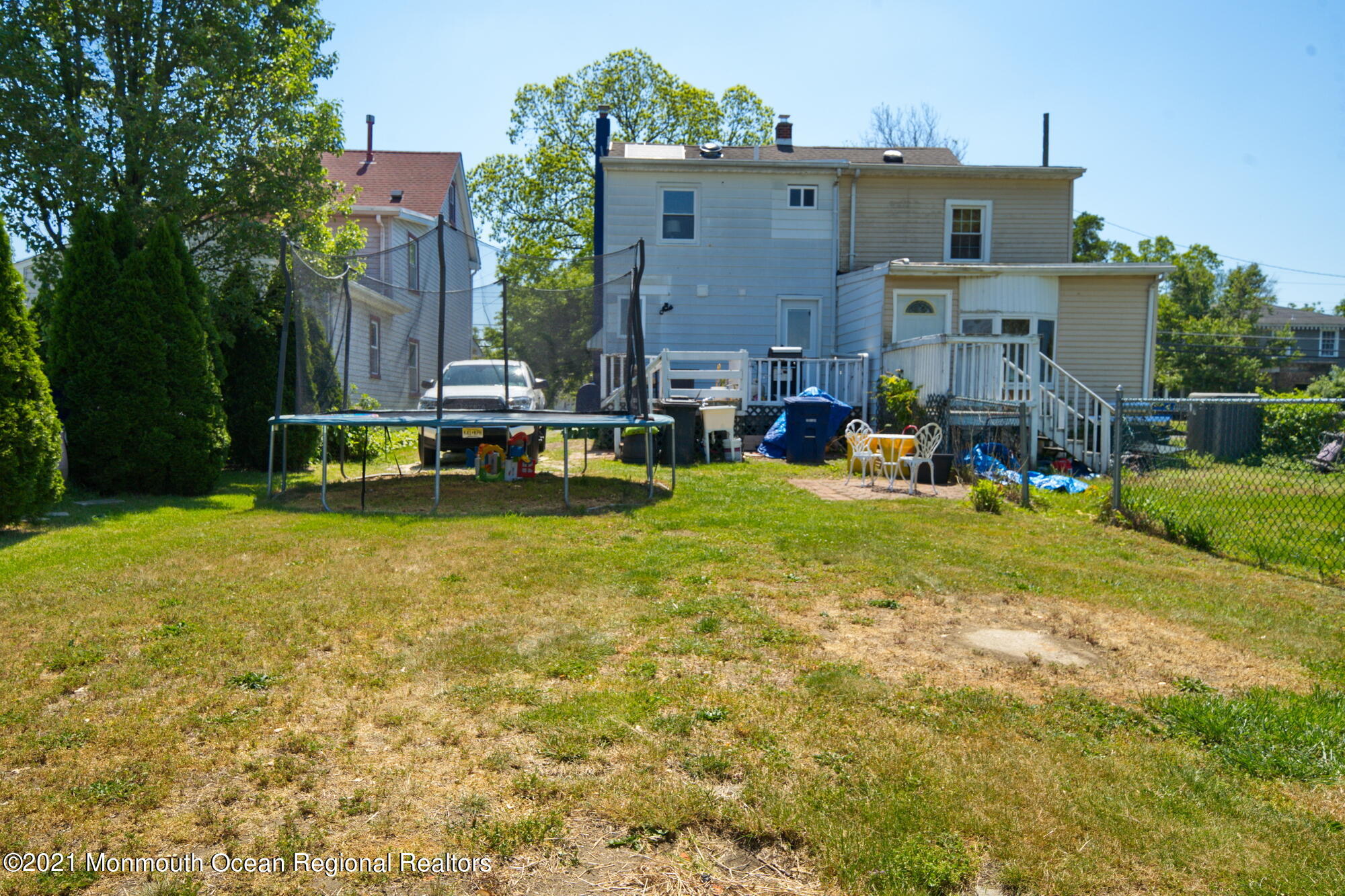 2477 Monmouth Road Jobstown, NJ 08041 - Photo 20 of 37 an aerial view of a house with swimming pool garden and patio