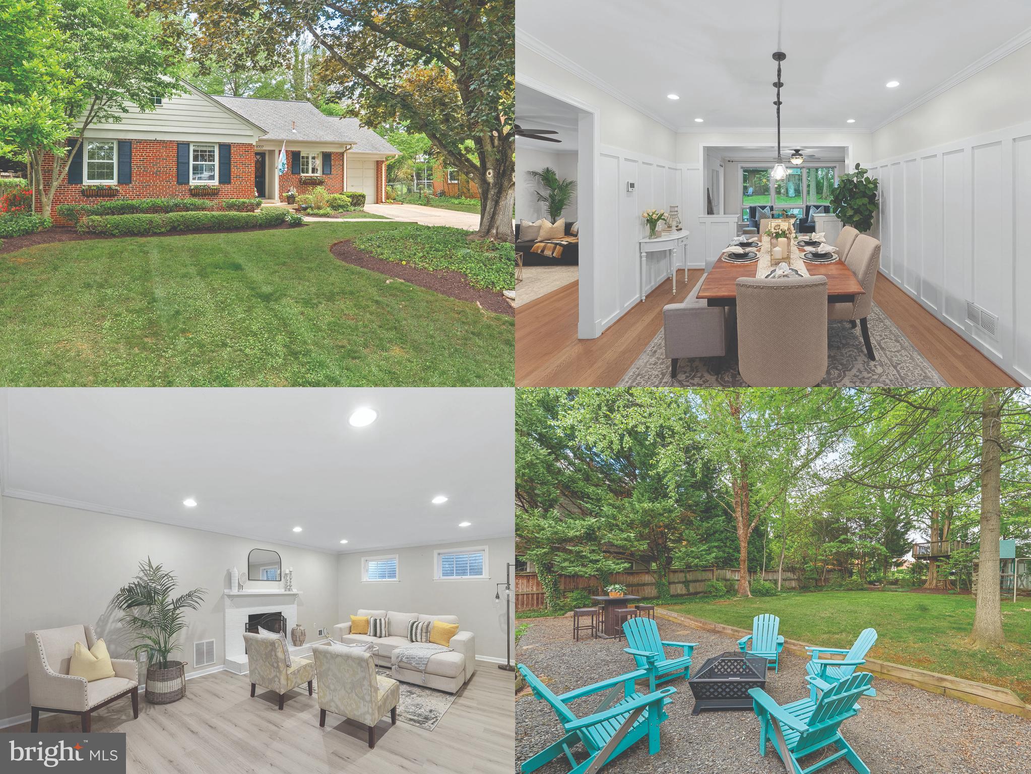 8707 Ridge Road Bethesda, MD 20817 - Photo 2 of 70 a view of a house with backyard porch and sitting area