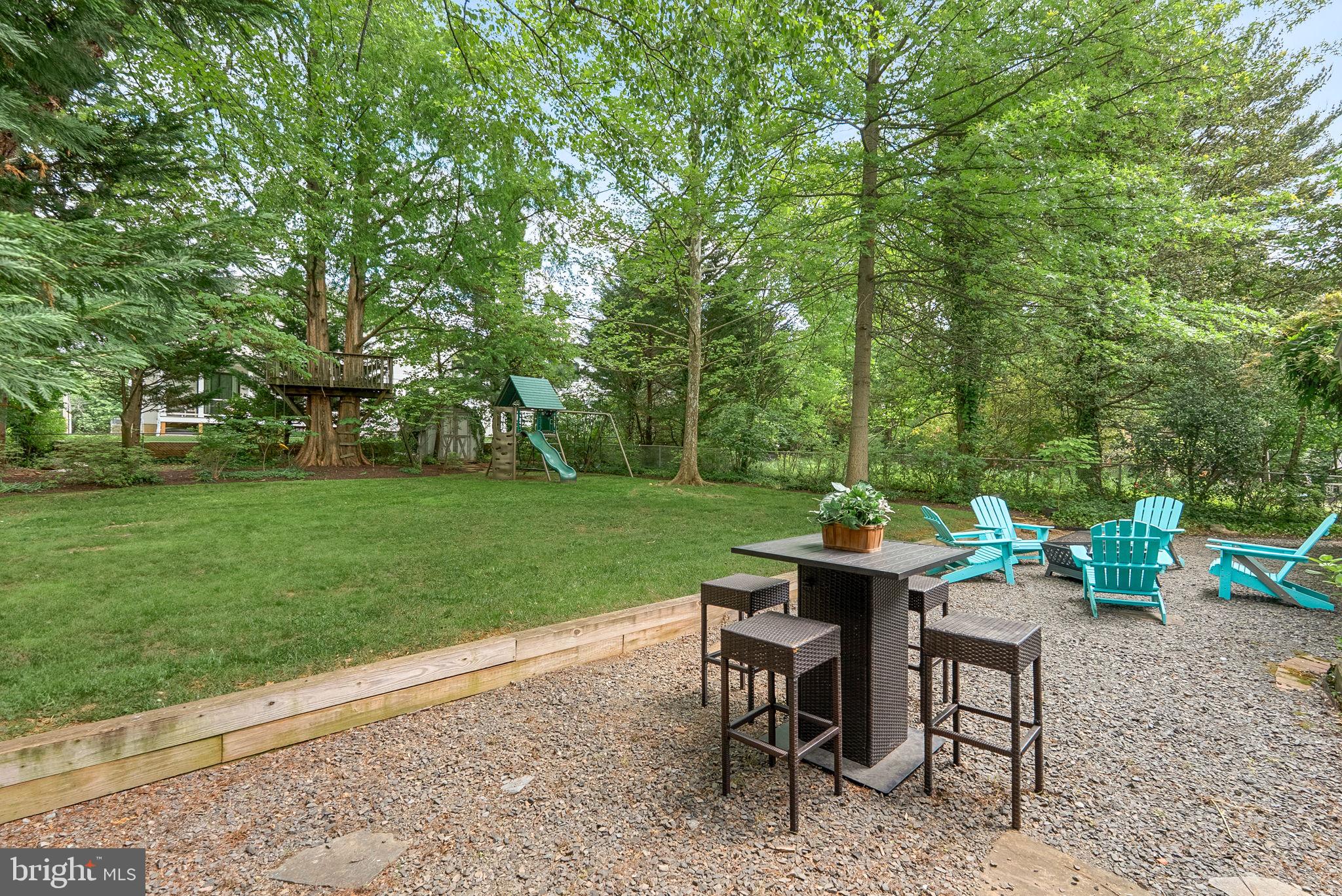 8707 Ridge Road Bethesda, MD 20817 - Photo 42 of 70 a view of a table and chairs in the garden