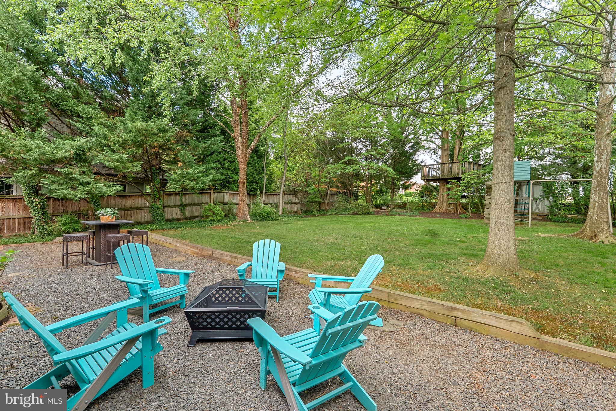 8707 Ridge Road Bethesda, MD 20817 - Photo 52 of 70 a view of a table and chairs in the garden