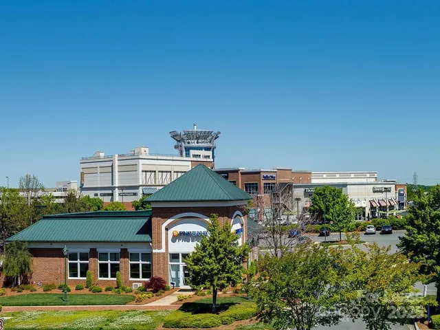 a front view of a building