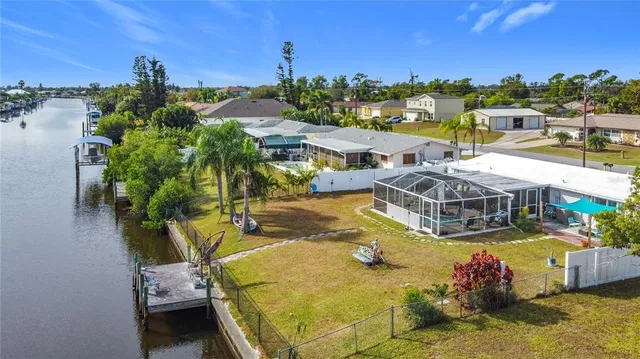 a view of yard with outdoor seating