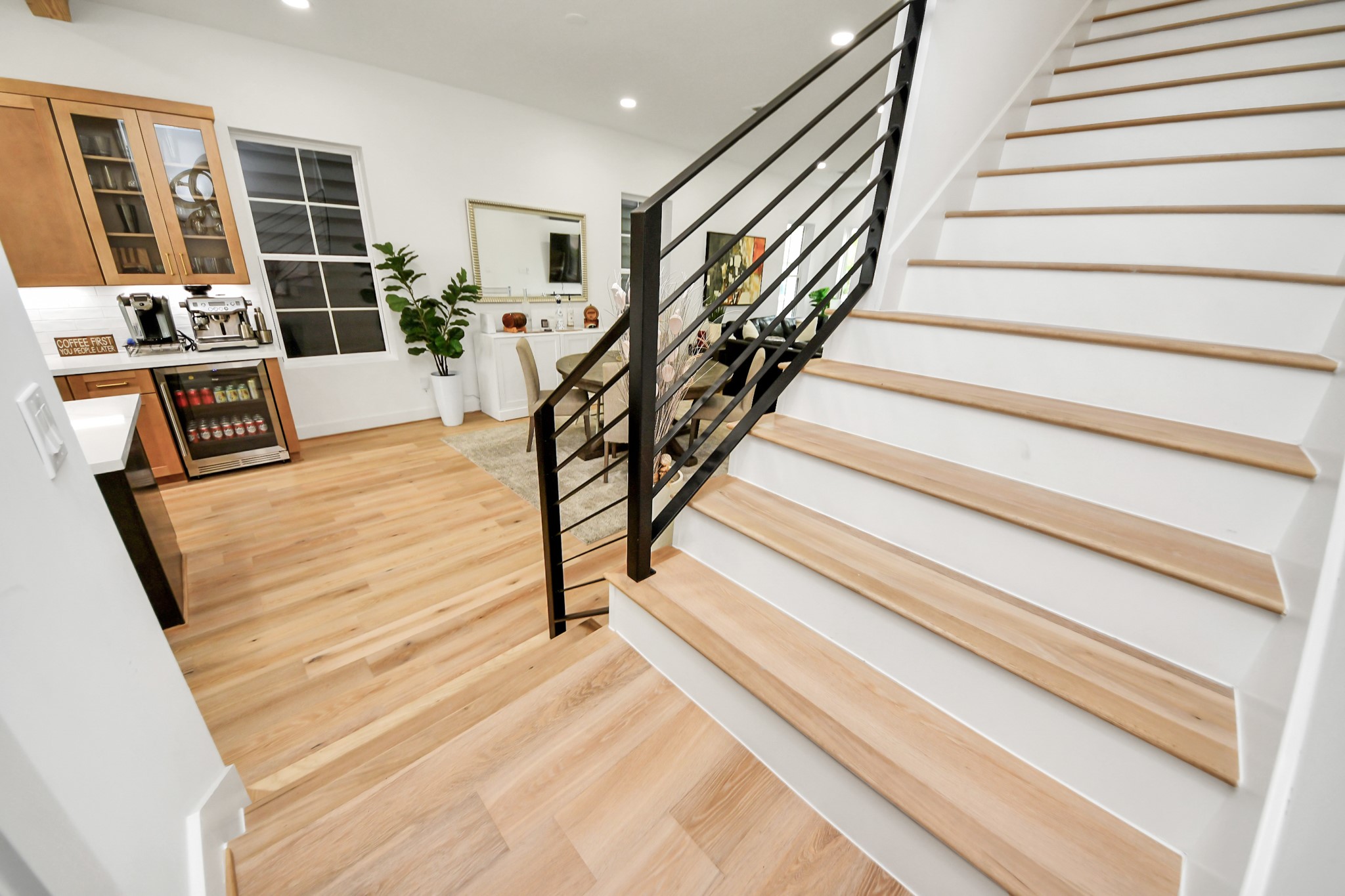 2211 Bevis Street Houston, TX 77008 - Photo 24 of 34 View of stairs to the 3rd floor.
