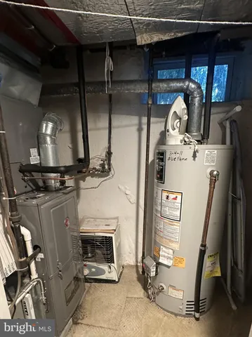 a view of storage and utility room