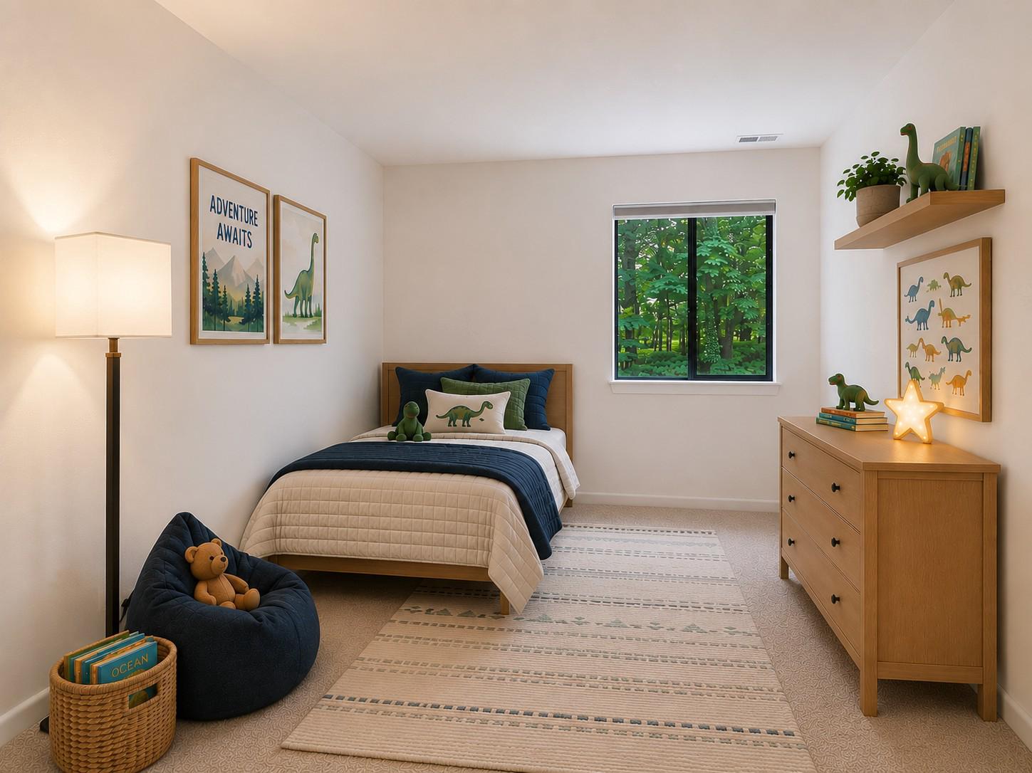 12023 Insha Court Reston, VA 20191 - Photo 39 of 52 a bedroom with a bed and a dresser