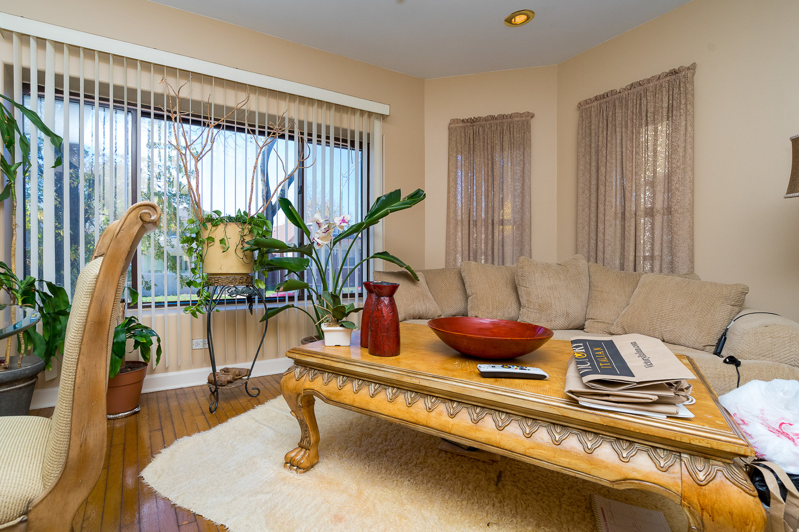 7645 South Yates Boulevard, Unit 1S Chicago, IL 60649 - Photo 5 of 23 a living room with furniture and a potted plant
