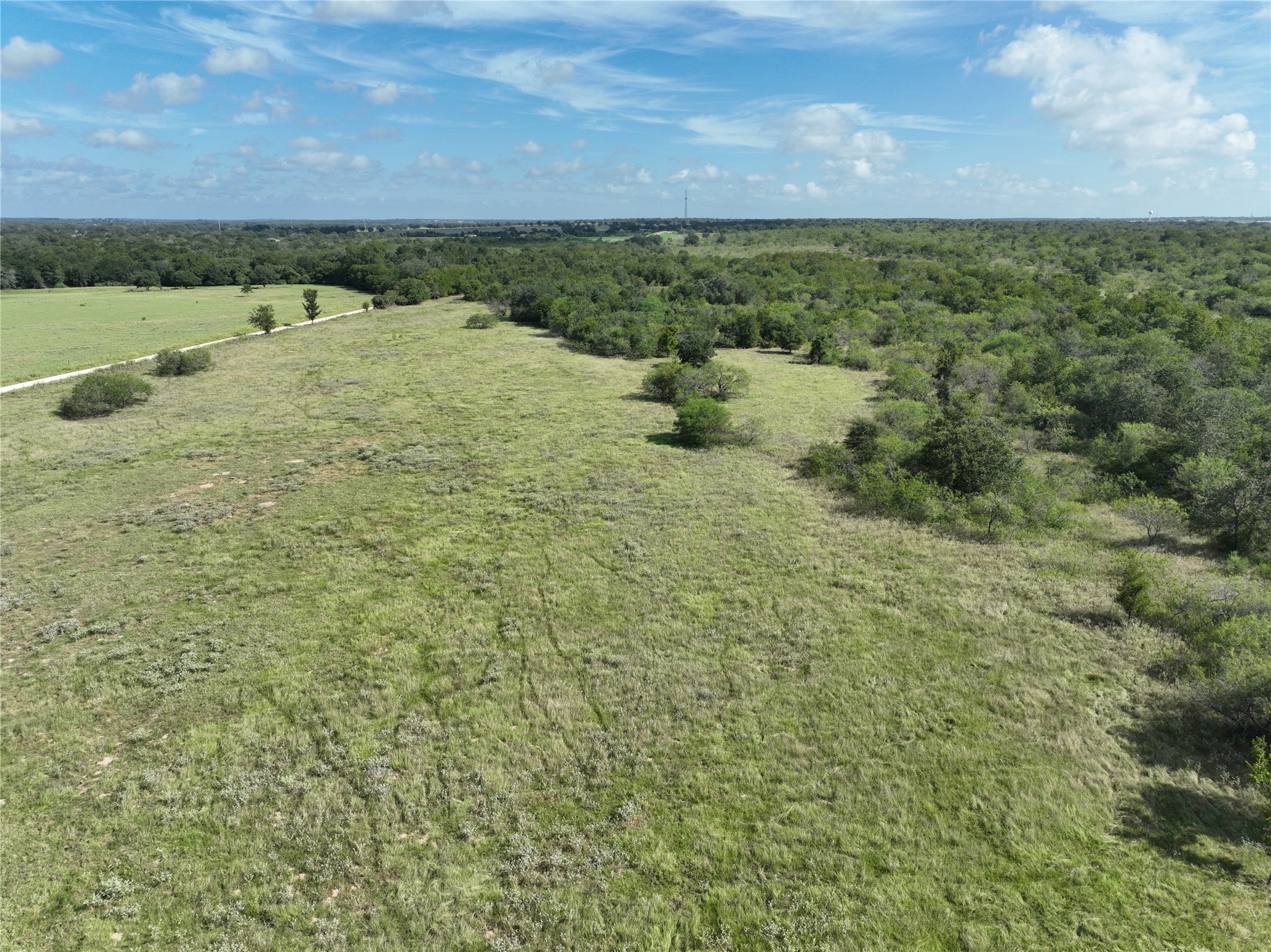 424 Rd Waelder Tx 78629 Road Waelder, TX 78959 - Photo 25 of 25 Overview of rural landscape featuring a heavily wooded area
