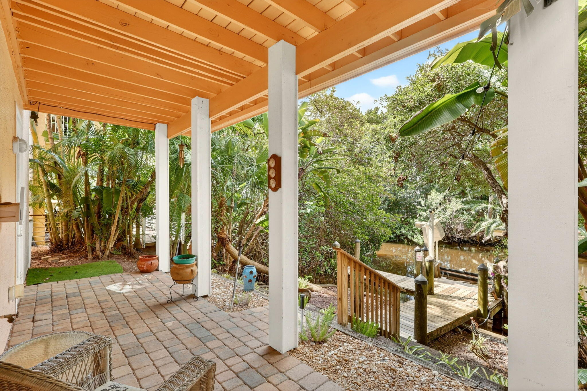 540 Southwest Akron Avenue Stuart, FL 34994 - Photo 23 of 29 32 Patio Facing Creek