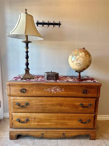 a view of a dresser
