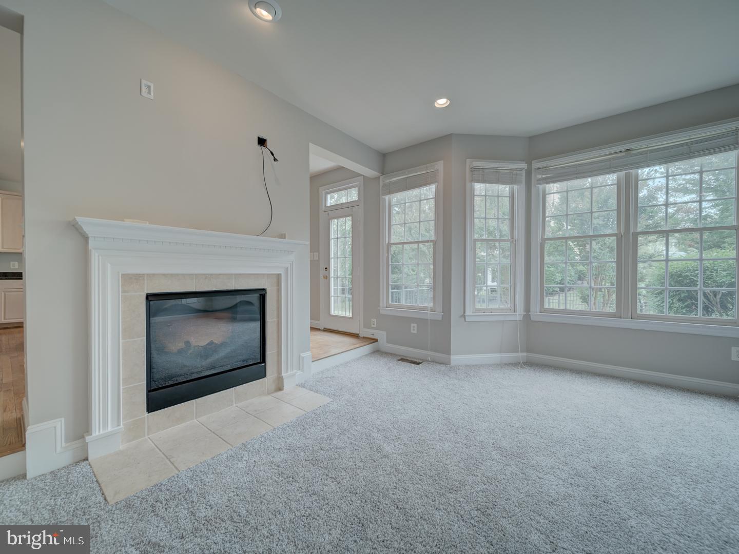 8429 Link Hills Loop Gainesville, VA 20155 - Photo 31 of 102 a view of an empty room with a window and fireplace