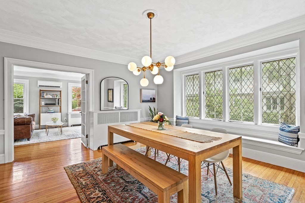 19 Edgehill Road Winchester, MA 01890 - Photo 20 of 42 a view of a dining room with furniture window and wooden floor