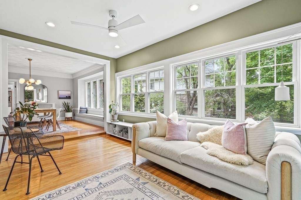 19 Edgehill Road Winchester, MA 01890 - Photo 25 of 42 a living room with furniture and a large window