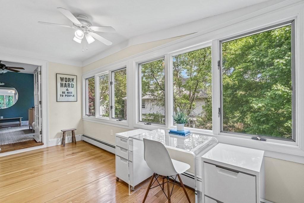 19 Edgehill Road Winchester, MA 01890 - Photo 36 of 42 a view of a dining room with furniture window and wooden floor