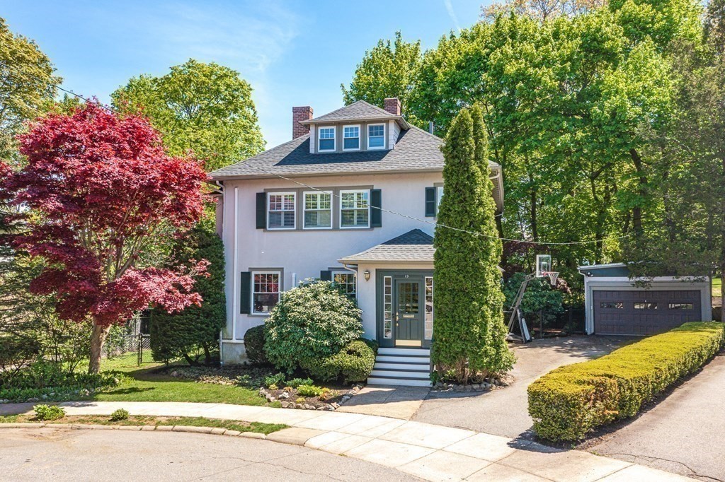 19 Edgehill Road Winchester, MA 01890 - Photo 42 of 42 front view of a house with a yard