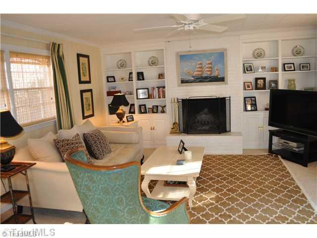 1611 Independence Road Greensboro, NC 27408 - Photo 10 of 14 Den/Family/Great Room. Huge Den with wood burning fireplace