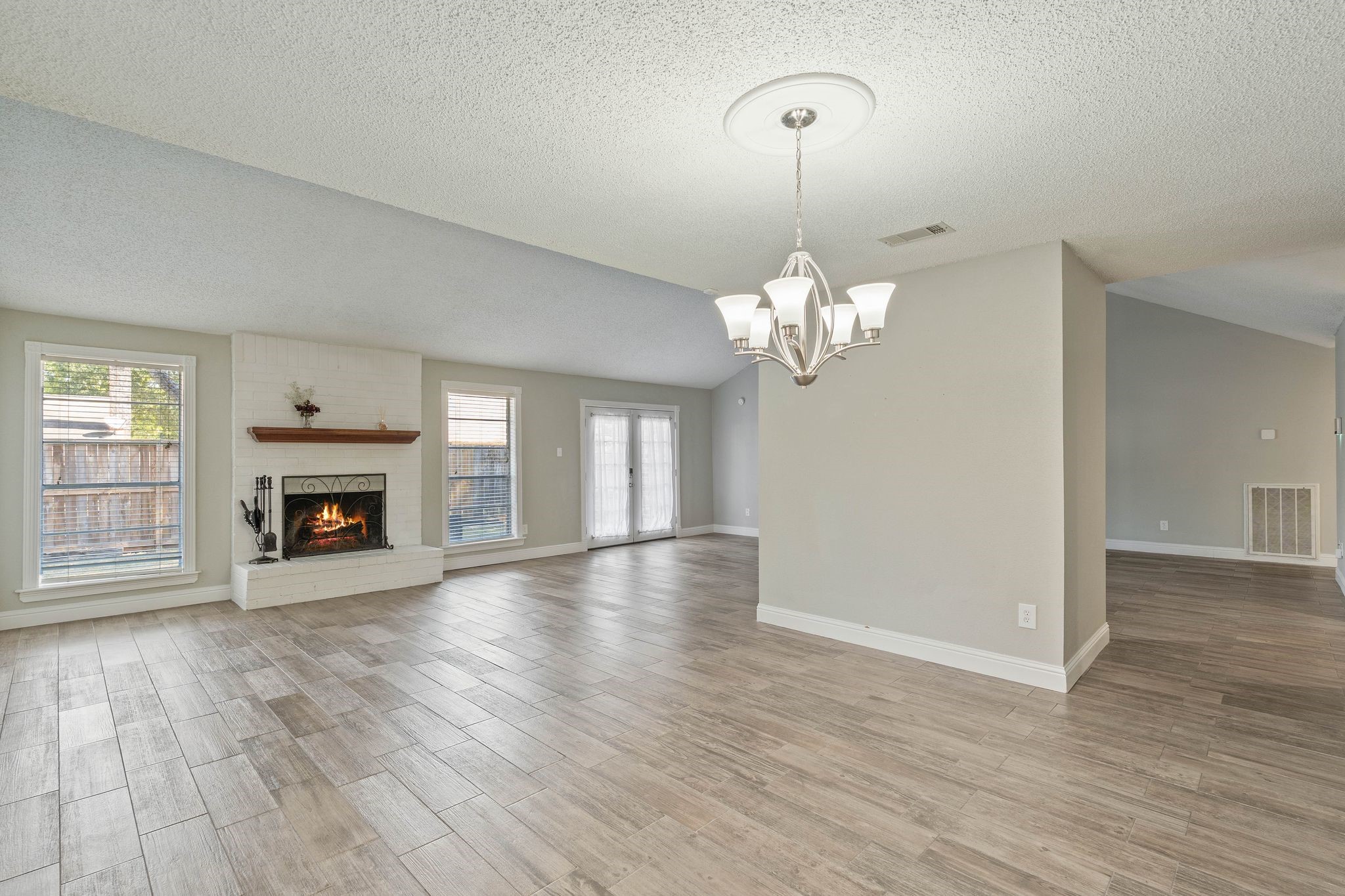 25534 Sugar Valley Lane Spring, TX 77373 - Photo 13 of 25 Dinning room/fire place