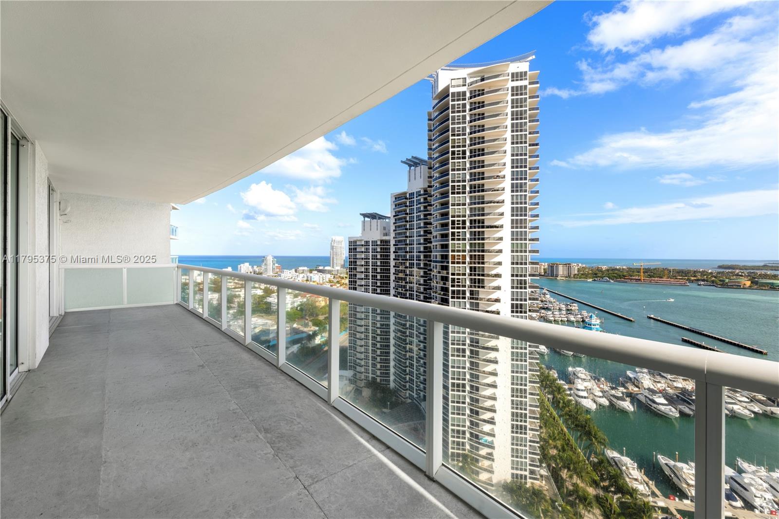 450 Alton Road, Unit 2303 Miami Beach, FL 33139 - Photo 9 of 51 a view of balcony with city view