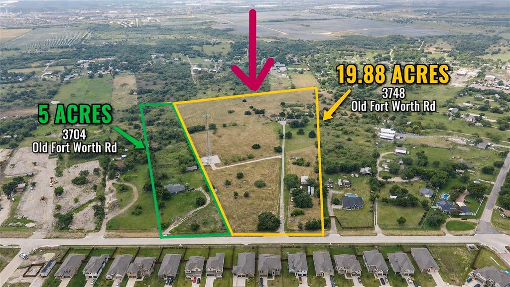 3748 Old Fort Worth Road - 19.88 acres with home - Facing front