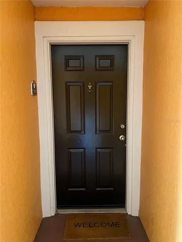 a view of front door